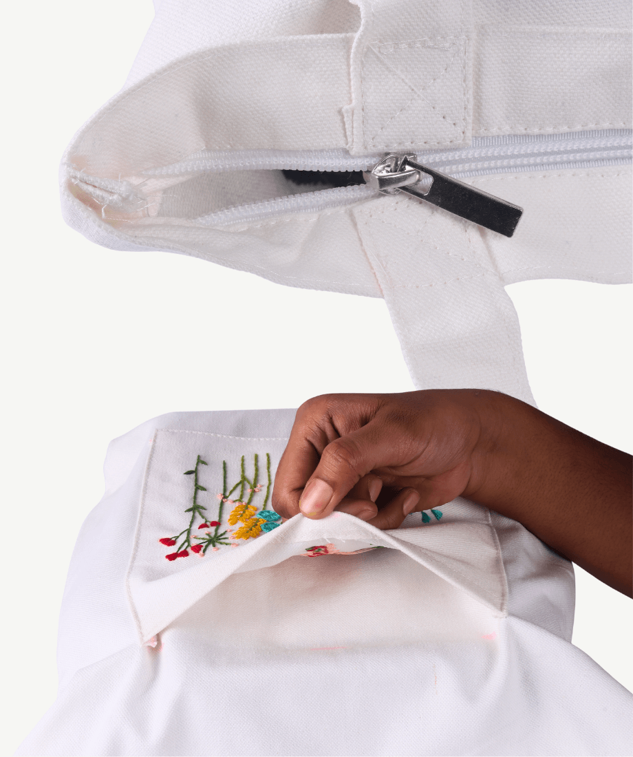 Handmade Cloth Bag – Artistic Pattern Style - Image 3