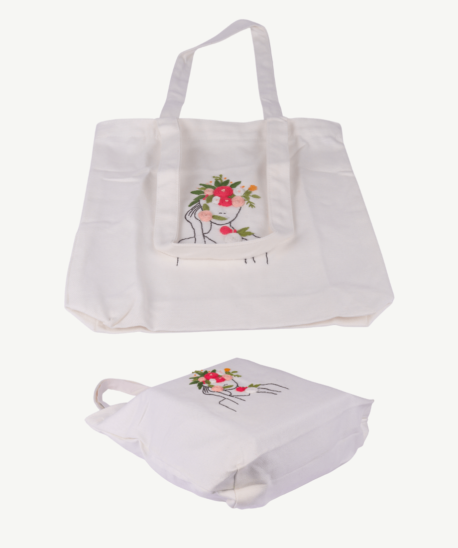 Handmade Cloth Bag – Vintage Inspired Craft - Image 3