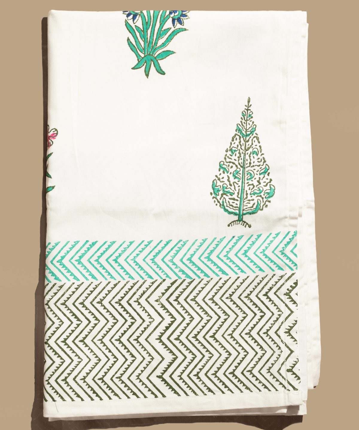 Maeve Mores Handwoven Cotton Table Cover - Image 2