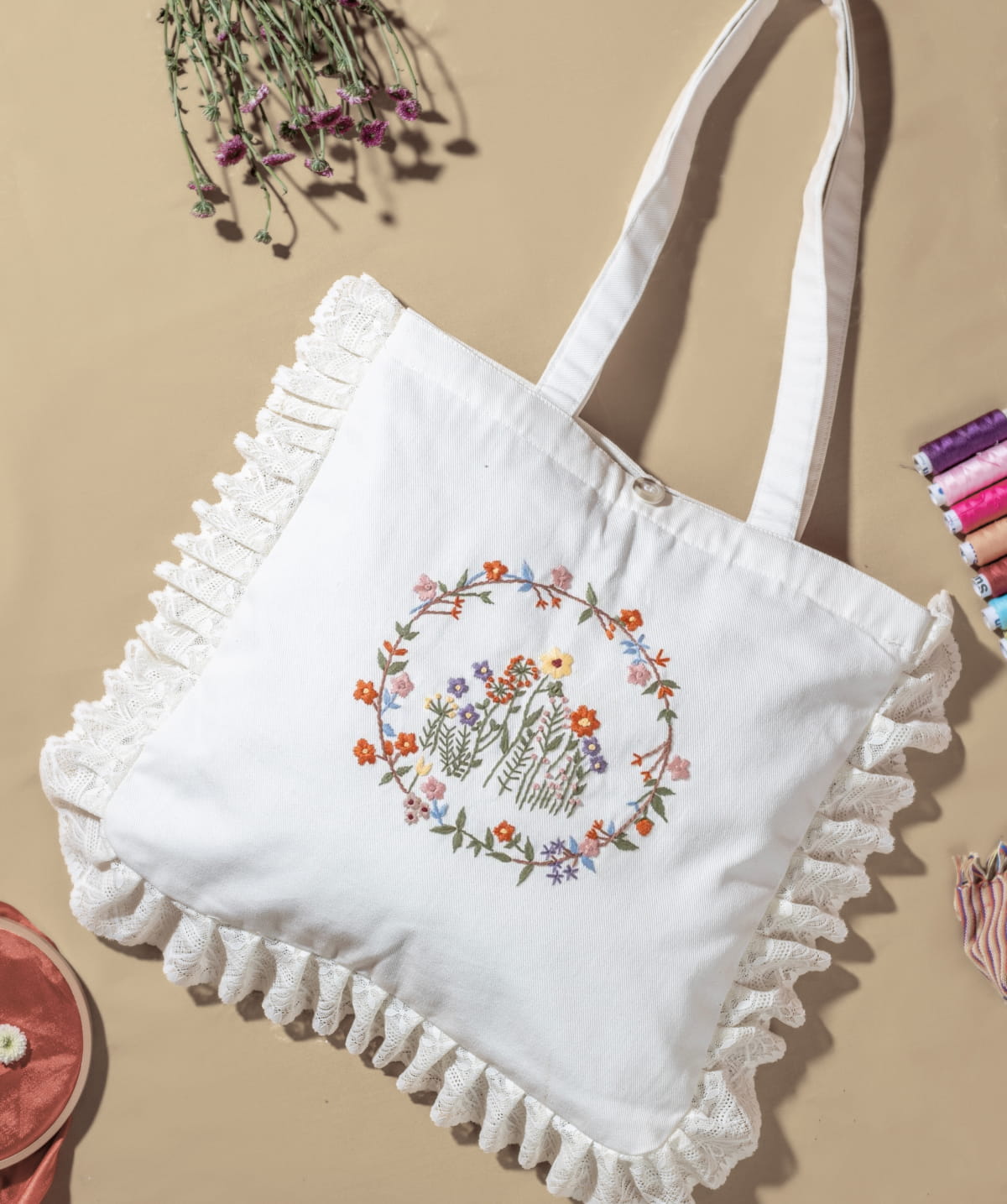 Maeve Mores Classic Handloom Crossbody Bag - Image 3